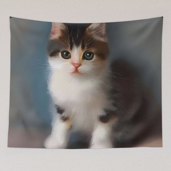 Item preview, cute cat kitten 2 designed and sold by cutiepeaupies.