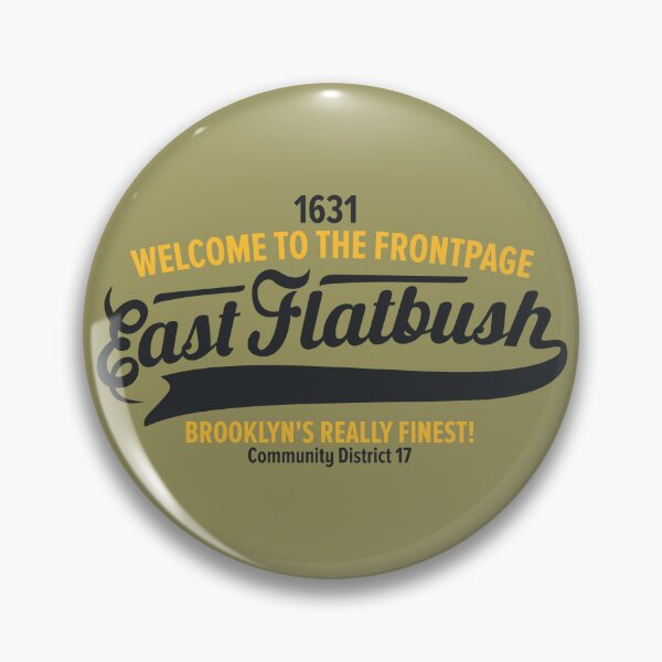 Item preview, New York Brooklyn - East Flatbush Brooklyn Lettering - East Flatbush Logo designed and sold by Boogosh.