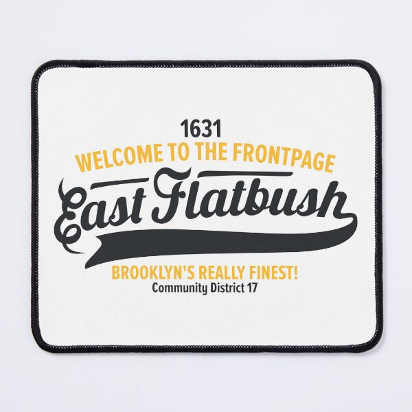 Item preview, New York Brooklyn - East Flatbush Brooklyn Lettering - East Flatbush Logo designed and sold by Boogosh.