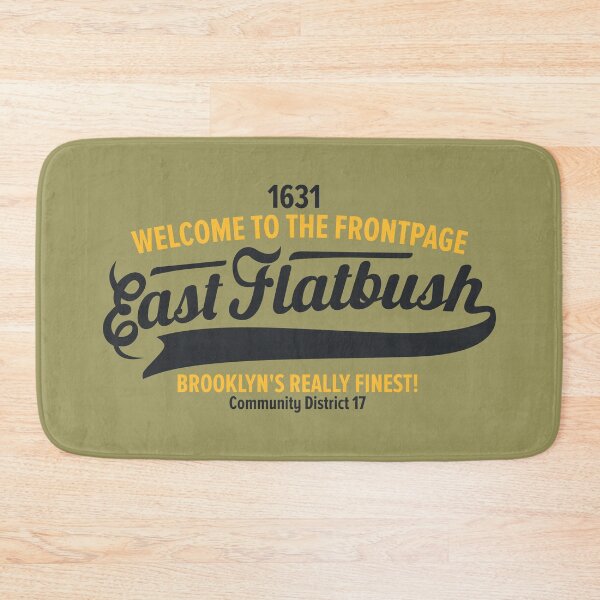 Item preview, New York Brooklyn - East Flatbush Brooklyn Lettering - East Flatbush Logo designed and sold by Boogosh.