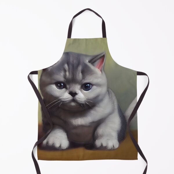 Item preview, Cute British Shorthair Cat Kitten Art 1 designed and sold by cutiepeupies.