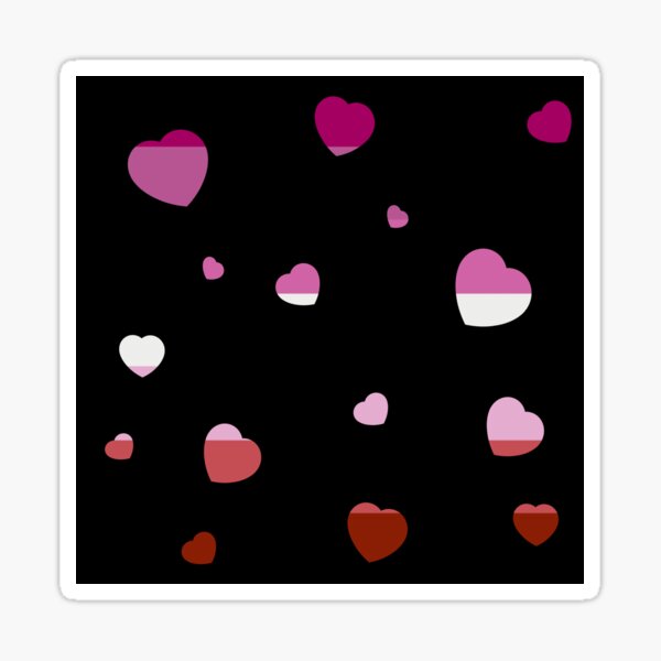Item preview, Chaotic Hearts, Pride Series - Lesbian designed and sold by StephOBrien.