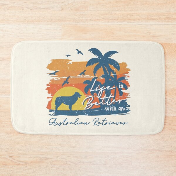 Item preview, Life is Better With Australian Retriever Beach Sunset Retro Vintage designed and sold by rafaeltto.