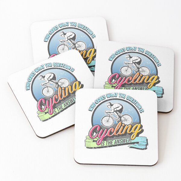 Item preview, Cycling is the Answer - Funny for Cyclists & Riding Bikes designed and sold by BrainlabStudios.