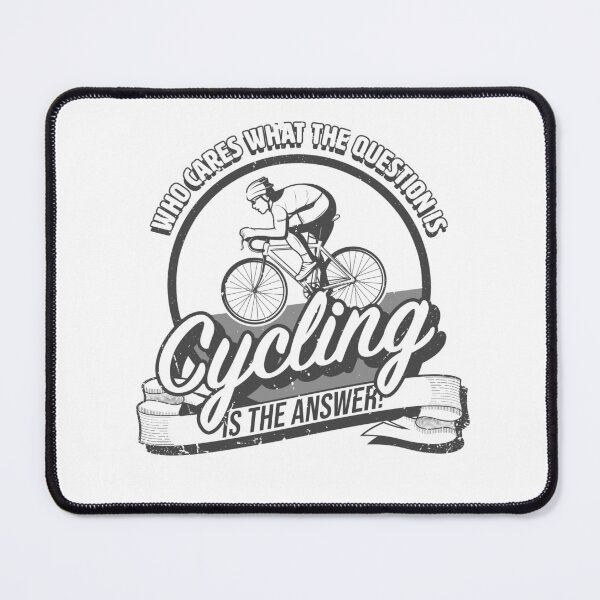 Item preview, Cycling is the Answer - Funny for Cyclists & Riding Bikes designed and sold by BrainlabStudios.