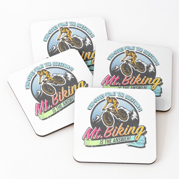 Item preview, Mountain Biking is the Answer - Funny for Cyclists & Biking designed and sold by BrainlabStudios.