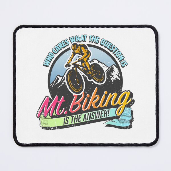 Item preview, Mountain Biking is the Answer - Funny for Cyclists & Biking designed and sold by BrainlabStudios.