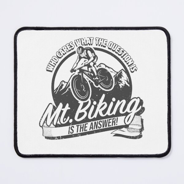 Item preview, Mountain Biking is the Answer - Funny for Mountain Bikers & Biking designed and sold by BrainlabStudios.
