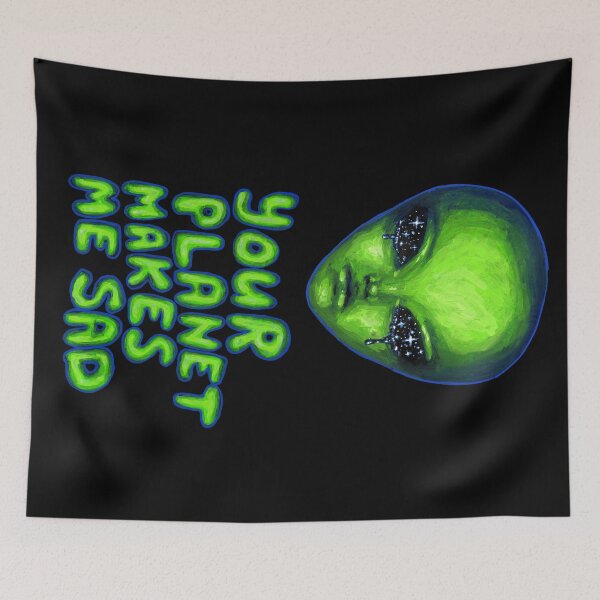 Item preview, Yor planet makes me sad designed and sold by umantsiva.