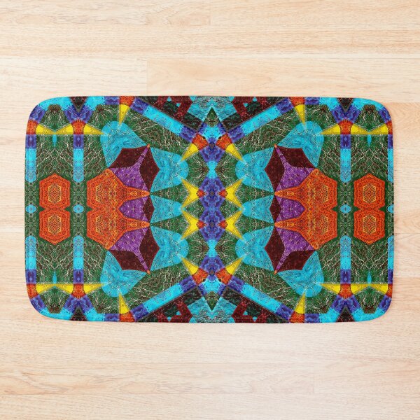 Item preview,  POWERFUL LUMINOUS RADIAL COSMIC LABYRINTH PATCHWORK -  SPIRITUAL AWAKENING CUBIC GEOMETRIC ART PATTERN IN DEEP* designed and sold by Ralek.