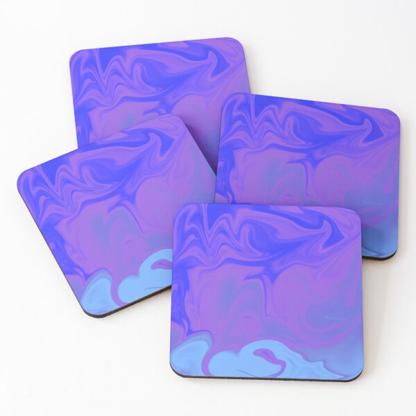 Item preview, Turquoise, Blue, Violet And Purple Liquid Art. Liquid Marble. Abstract Design. designed and sold by Jason123za.