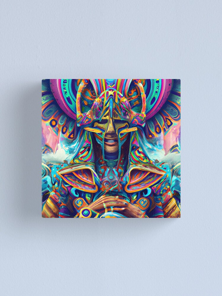 Psychedelic discount canvas painting