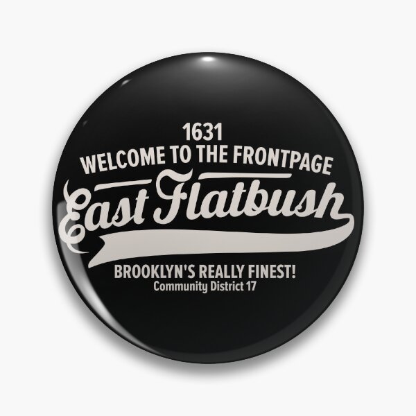 Item preview, New York Brooklyn - East Flatbush Brooklyn Lettering - East Flatbush Logo designed and sold by Boogosh.