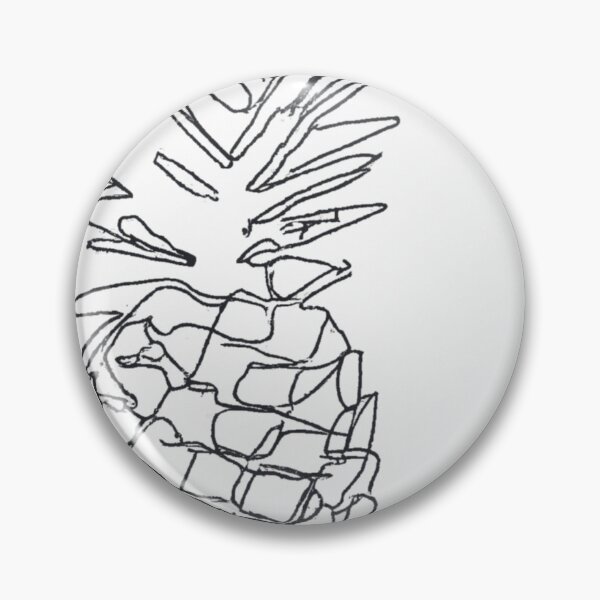 Item preview, Black and white pineapple designed and sold by wilsonan.