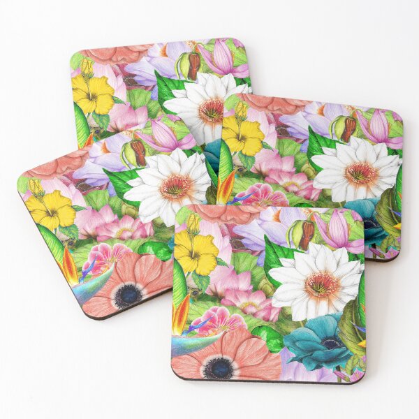Item preview, Island Tropical Flowers designed and sold by DzineVine.