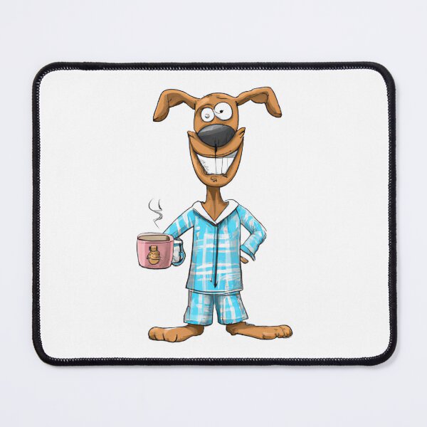 Item preview, Amstaff In His Pajamas Drinking Coffee designed and sold by NiftyTees.