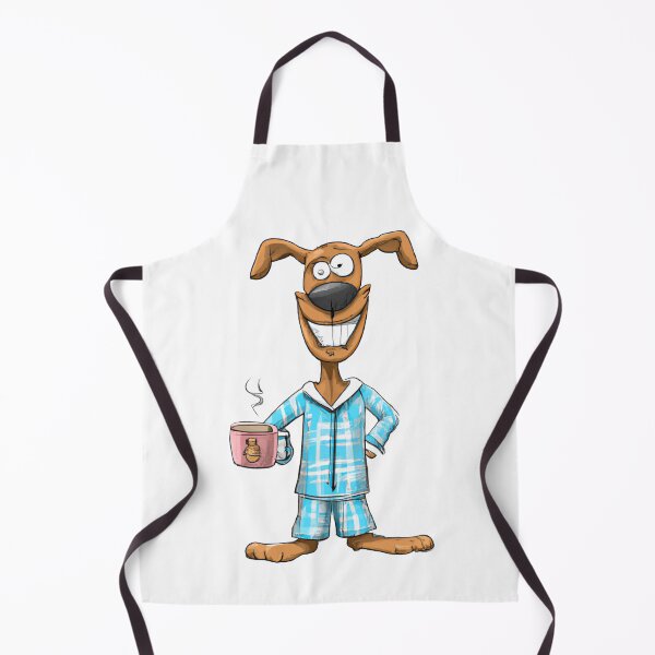 Item preview, Amstaff In His Pajamas Drinking Coffee designed and sold by NiftyTees.