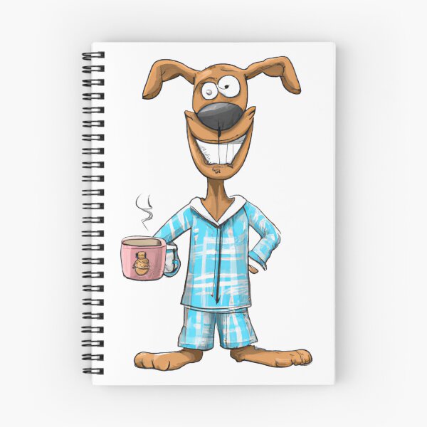 Item preview, Amstaff In His Pajamas Drinking Coffee designed and sold by NiftyTees.