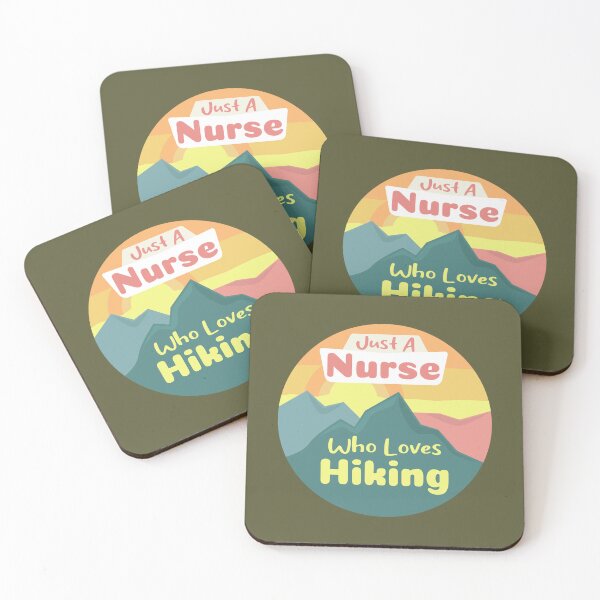 Item preview, Just A Nurse Who Loves Hiking designed and sold by THROUGH-LIFE.
