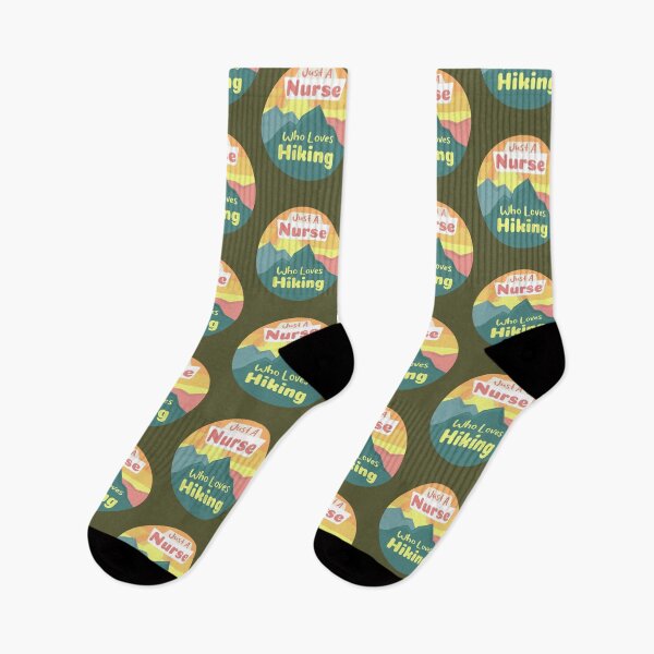 Item preview, Just A Nurse Who Loves Hiking designed and sold by THROUGH-LIFE.