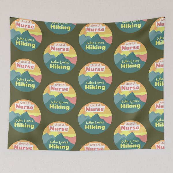 Item preview, Just A Nurse Who Loves Hiking designed and sold by THROUGH-LIFE.