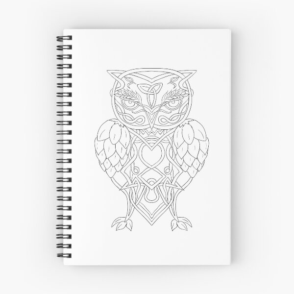 Item preview, Hops and Barley Owl Celtic Knotwork designed and sold by patrimonio.
