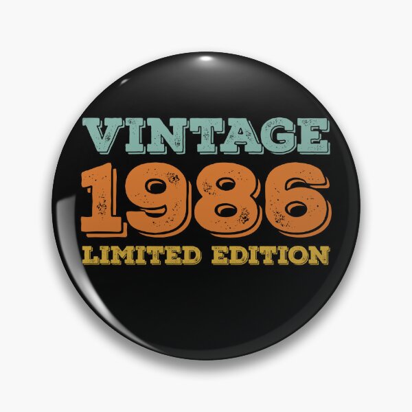 Artikelvorschau, VINTAGE 1986 LIMITED EDITION DISTRESSED RETRO GEBURTSTAGSGESCHENKIDEE entworfen und verkauft von Kipcio.