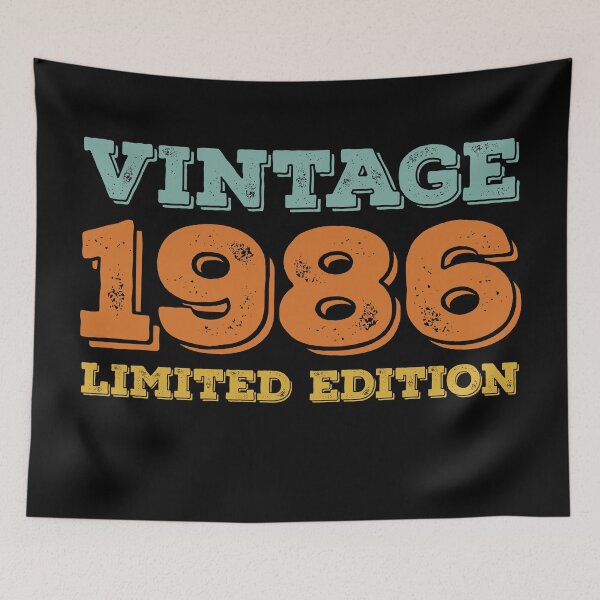Item preview, VINTAGE 1986 LIMITED EDITION DISTRESSED RETRO BIRTHDAY GIFT IDEA designed and sold by Kipcio.