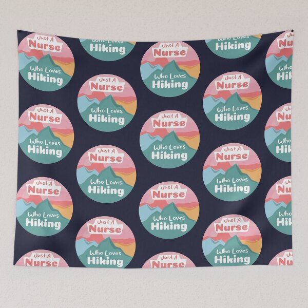 Item preview, Just A Nurse Who Loves Hiking designed and sold by THROUGH-LIFE.