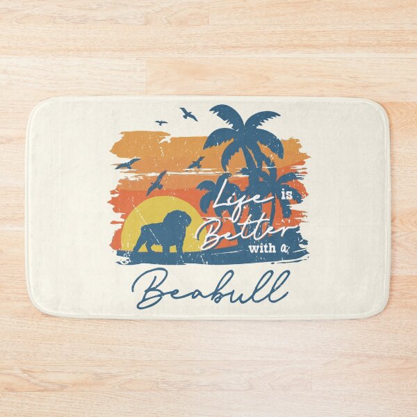 Item preview, Life is Better With Beabull Beach Sunset Retro Vintage designed and sold by rafaeltto.