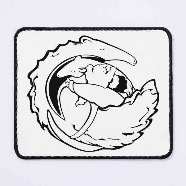 Item preview, giant anteater tamandua silky anteater snuggle designed and sold by MiraNomegusta.