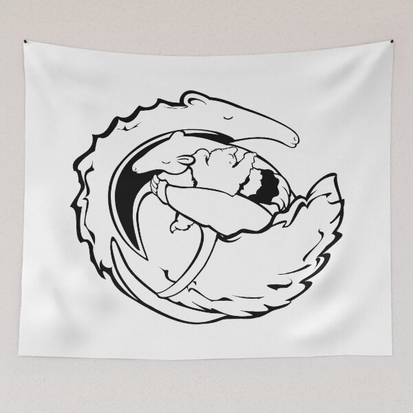 Item preview, giant anteater tamandua silky anteater snuggle designed and sold by MiraNomegusta.