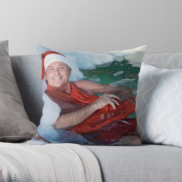 David Hasselhoff Weihnachten Dekokissen