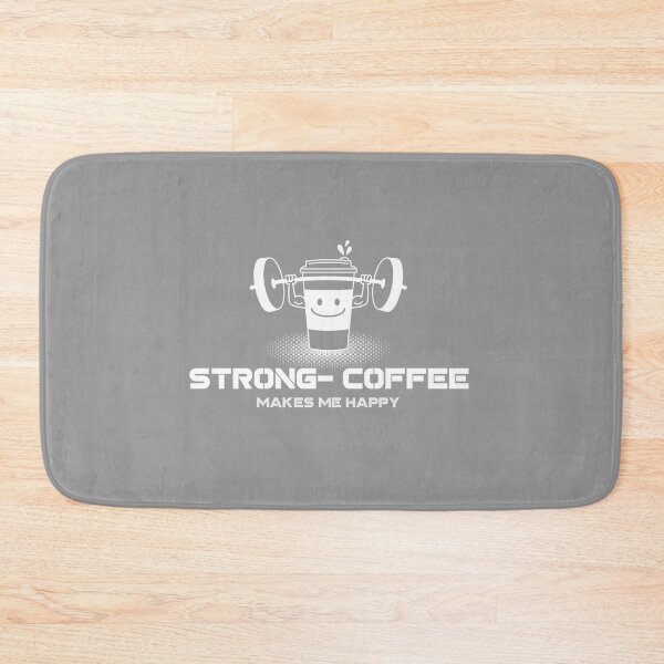 Item preview, Strong Coffee Lifting Barbell - Woke Fitness Motivation designed and sold by HIGH-SPIRIT.