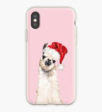 Weihnachtslama iPhone-Hülle & Cover