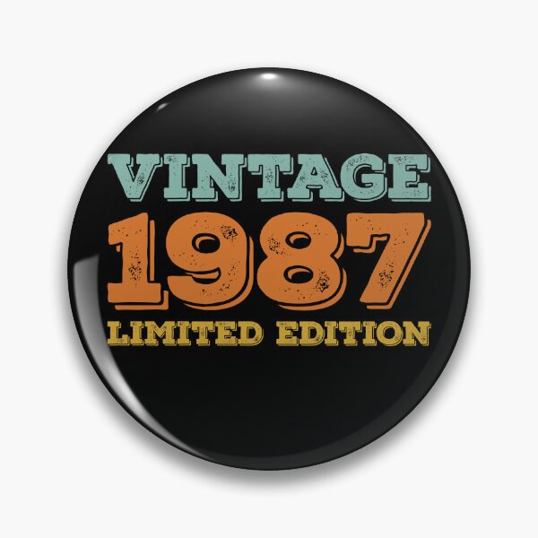 Item preview, VINTAGE 1987 LIMITED EDITION DISTRESSED RETRO BIRTHDAY GIFT IDEA designed and sold by Kipcio.