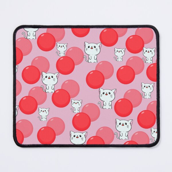 Item preview, Cute Cat Among Red Balloons Pattern designed and sold by Javedempire.