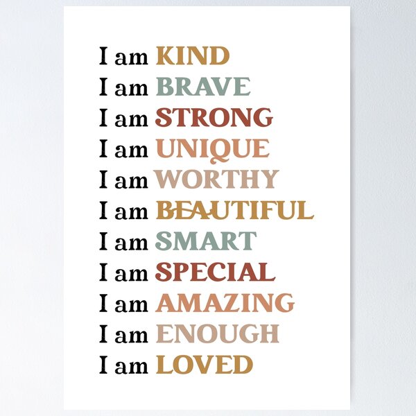 Item preview, Affirmations For Kids designed and sold by Plant  Kind Thoughts.