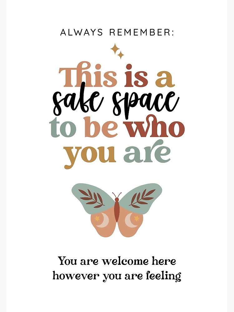 Thumbnail 3 of 3, Poster, Safe Space designed and sold by Plant  Kind Thoughts.