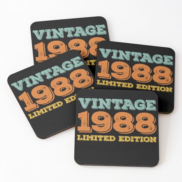 Item preview, VINTAGE 1988 LIMITED EDITION DISTRESSED RETRO BIRTHDAY GIFT IDEA designed and sold by Kipcio.