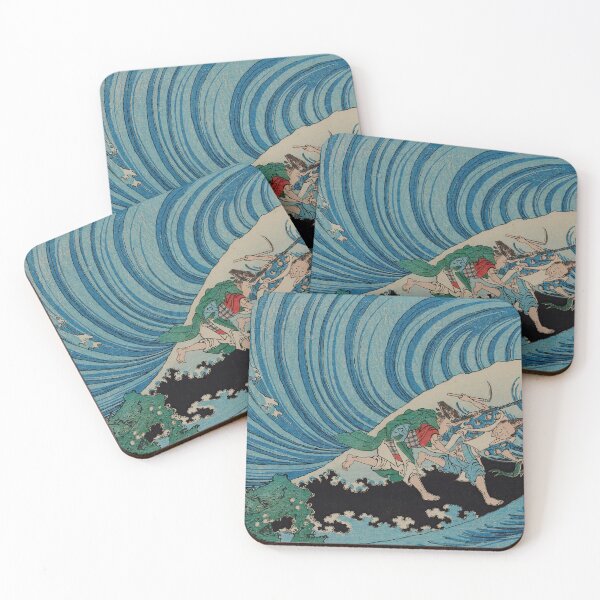 Item preview, Totoya Hokkei - The Seaweed-gathering Ritual in Nagato Province designed and sold by Onodera.