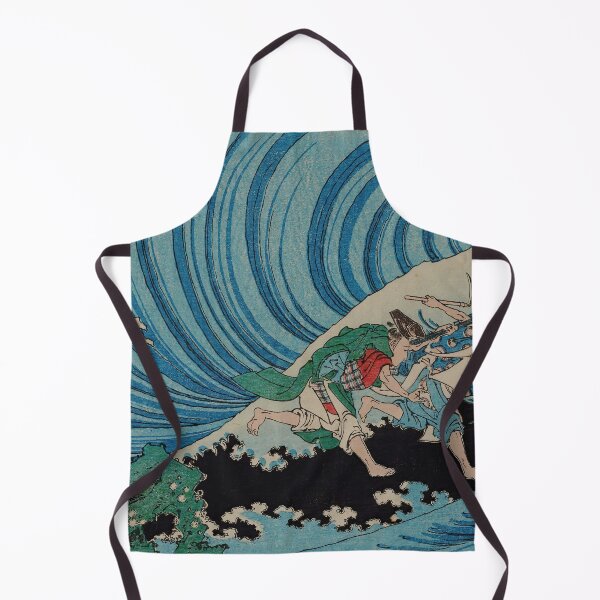 Item preview, Totoya Hokkei - The Seaweed-gathering Ritual in Nagato Province designed and sold by Onodera.