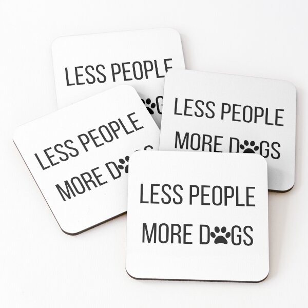 Item preview, LESS PEOPLE MORE DOGS designed and sold by red1one.