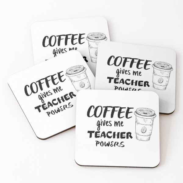 Item preview, Coffee Gives Me Teacher Powers,Back To School,Teacher Gift, Teacher Life designed and sold by ValleyDream.