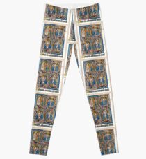 Illuminated New Testaments Christ Judged Leggings