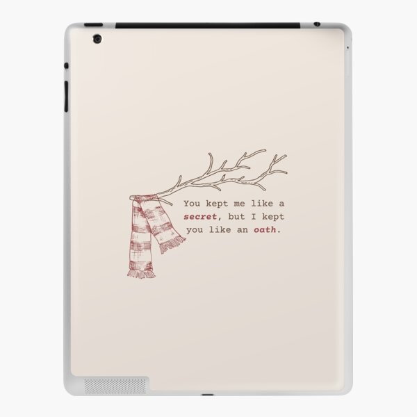 red Taylors version taylor swift all too well | iPad Case & Skin