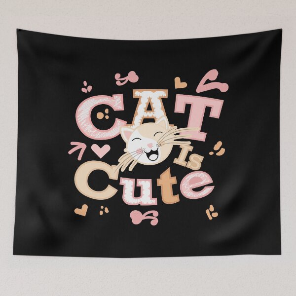 Item preview, Cat is Cute beautiful funny cat art design designed and sold by feel-free-store.