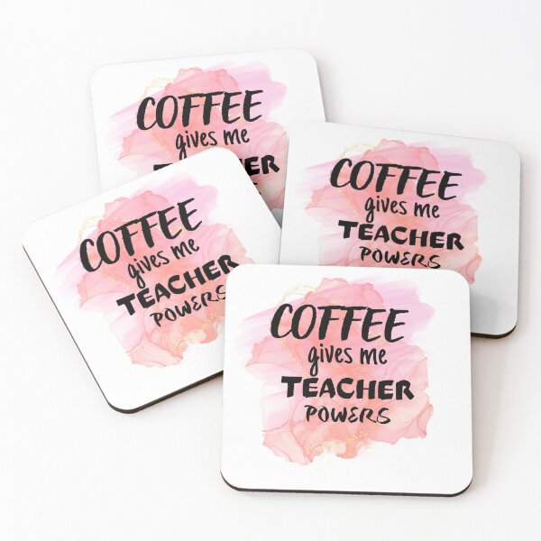 Item preview, Coffee Gives Me Teacher Powers,Back To School,Teacher Gift, Teacher Life designed and sold by ValleyDream.