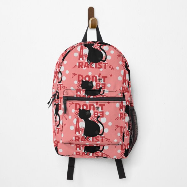 Item preview, Don't be a racist, Cat lover funny text art designed and sold by feel-free-store.