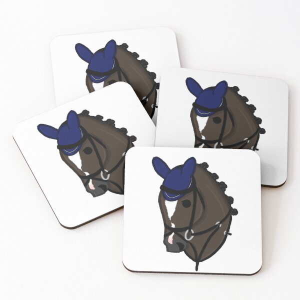Item preview, Bay competition horse portrait  designed and sold by Art By Drina.